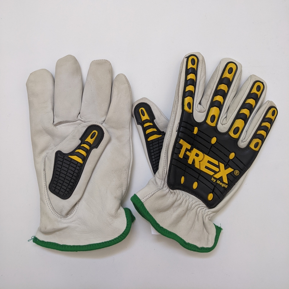 Magid T-REX 840 Leather Impact Safety Protective Gloves, Men's XL